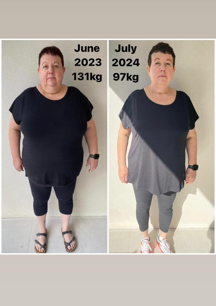 Julie lost over 70lbs in one year on Raw till 4