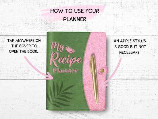 Recipe Planner for iPad & Apple Computers